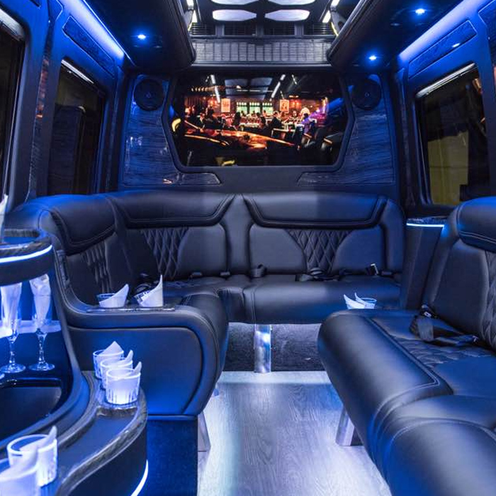 Travel in Comfort with Our Mercedes Sprinter Party Bus